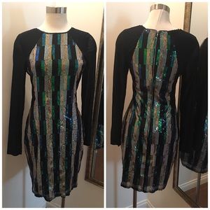 Multi colored sequin Dress